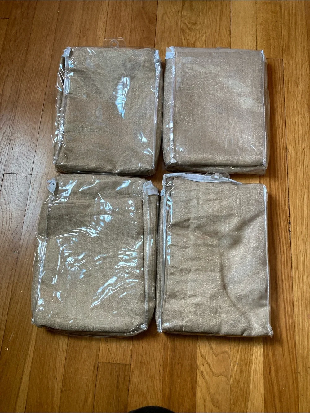 NWT Eclipse Latte Drape Panels -  42” W x  63” L - 4 panels